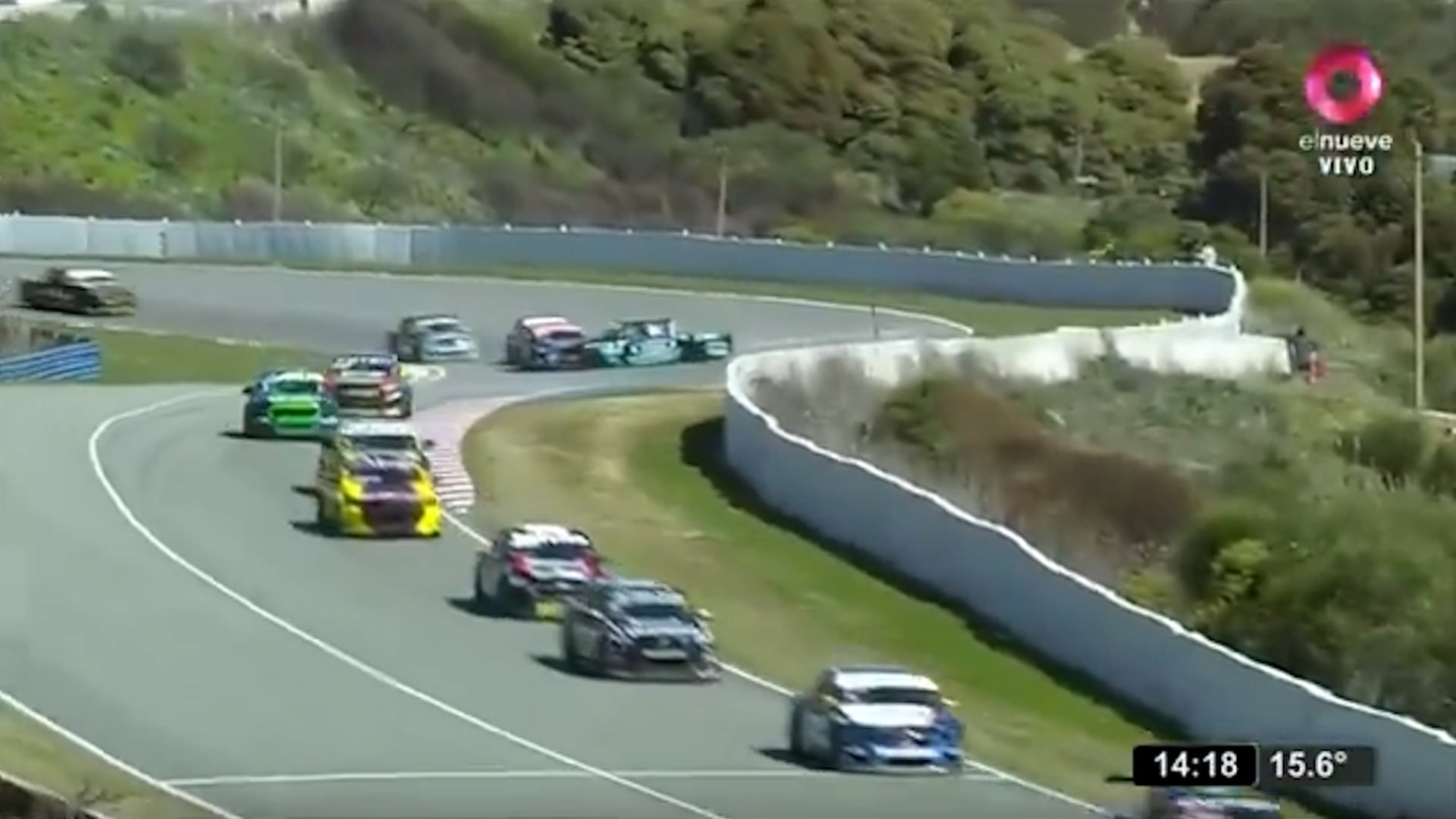 Dianda quedó involucrado en un accidente en la final del TC Pick Up