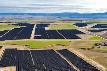 La nueva planta fotovoltaica Castaño Solar en España.