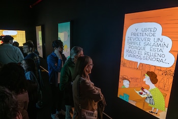Muestra inmersiva de Mafalda en el Centro Cultural Recoleta