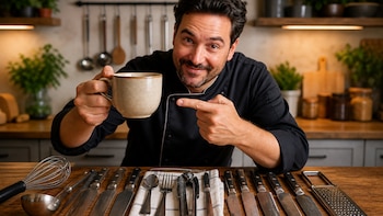 El truco para afilar tus instrumentos de cocina que sólo requiere una simple taza de cerámica