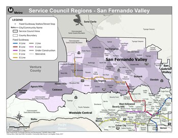 La obra de Van Nuys transformará una parada a nivel de suelo en una estación elevada con acceso directo sobre Van Nuys Boulevard y Vesper Avenue (LA METRO)