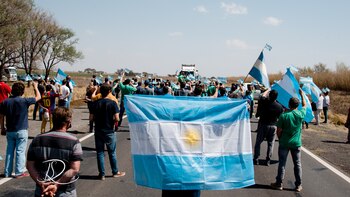 Protesta de autoconvocados contra las