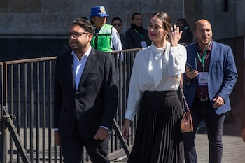 Irene y Andrés Manuel Junior