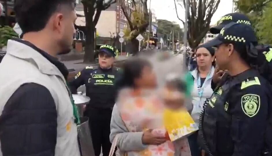 Las autoridades rescataron a ocho menores en Chapinero y activaron la ruta de protección del Instituto Colombiano de Bienestar Familiar - crédito MEBOG