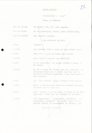 La censura durante la dictadura franquista obligó a prohibir parte de la obra de 'The Rocky Horror Show' (Archivo General de la Administración)