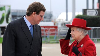 La reina Isabel II y