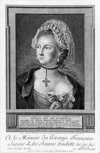 D'Eon de Beaumont, en un