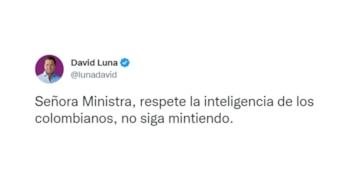 El senador David Luna pidió