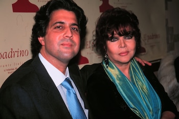 Sara Montiel y Tony Hernández.