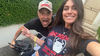 Sira Martínez y Luis Enrique