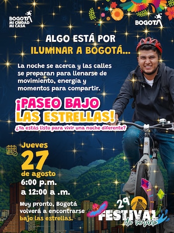 El evento había sido aplazado por la emergencia nacional y ahora se realizará en Bogotá entre las 6:00 p. m. y la medianoche - crédito Idrd/X