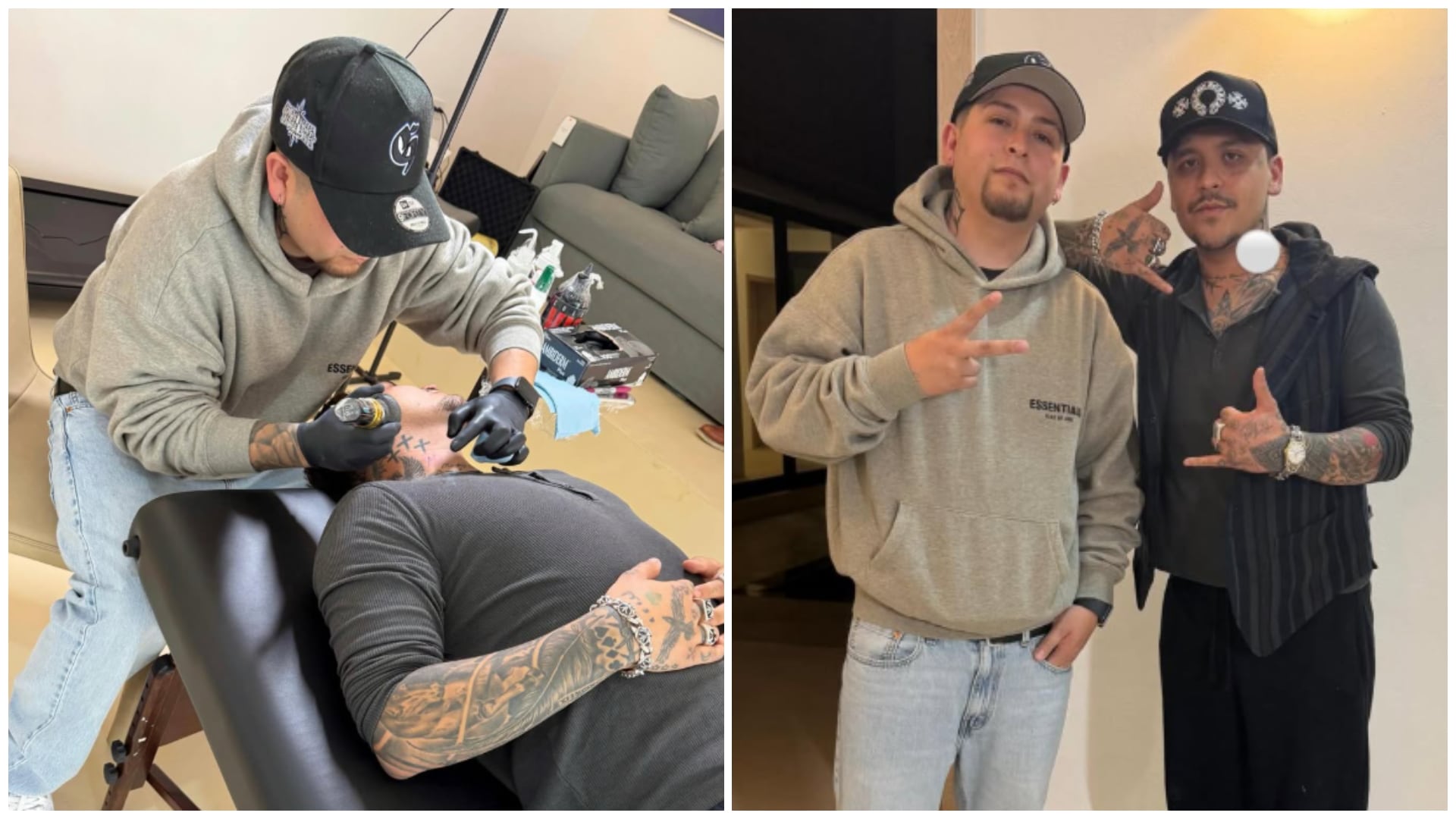 ¿En honor a Ángela Aguilar? Christian Nodal sorprende un nuevo tatuaje