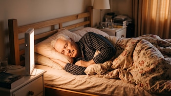 El método que podría mejorar el sueño de los adultos mayores que reciben poca luz natural