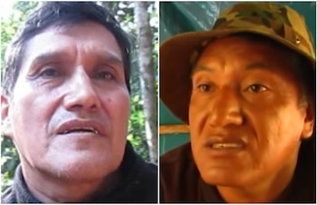 Víctor Quispe Palomino y Jorge