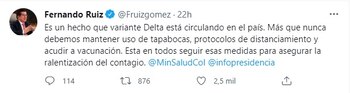 Foto: Twitter Fernando Ruiz