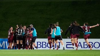 El Real Madrid tropieza en casa ante el DUX Logroño y aviva la pelea por el subcampeonato de la Liga F Moeve