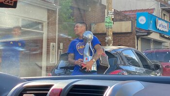 Marcos Rojo y Almendra con