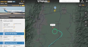 Estado del viaje de la aeronave de la Semar. Crédito: Flightradar