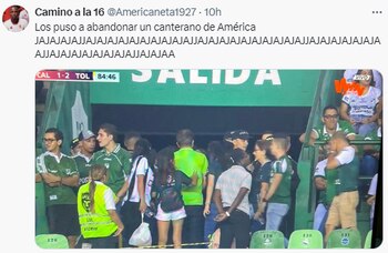 El Cali abandonó al final - crédito redes sociales