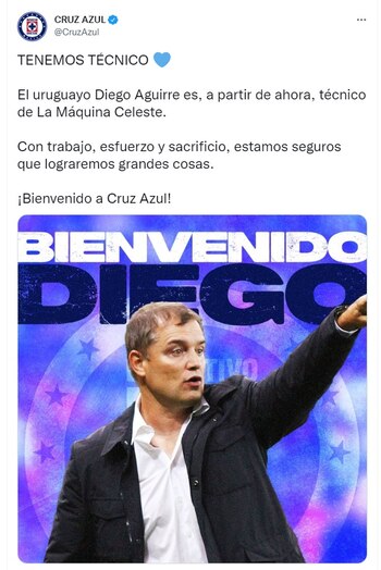 Oficial Diego Aguirre es el