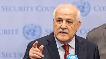 El embajador palestino en la