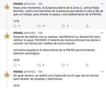 La Procuraduría de Derechos Humanos