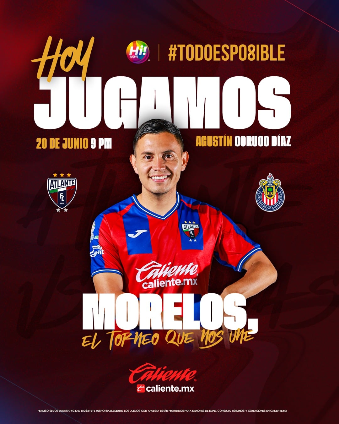 Señales de transmisión para la Copa Morelos. (X/Tubi México)