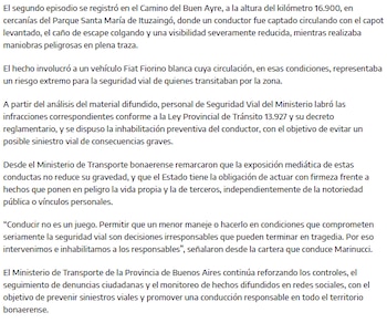 De manera preventiva, el Ministerio