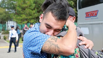 Los alumnos fueron recibidos por