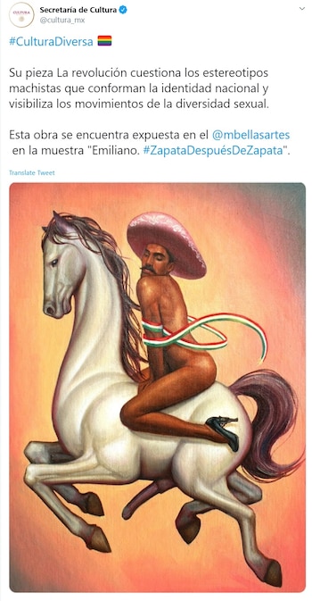 Obra de Fabián Cháirez (Foto: Twitter)