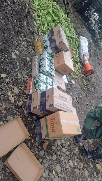 Un hombre huyó luego de detectar la presencia de las autoridades. Foto cortesía Ministerio Público.