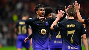 Barcelona se rehizo ante Galatasaray y lo goleó con autoridad, en Estambul. - Crédito: AFP