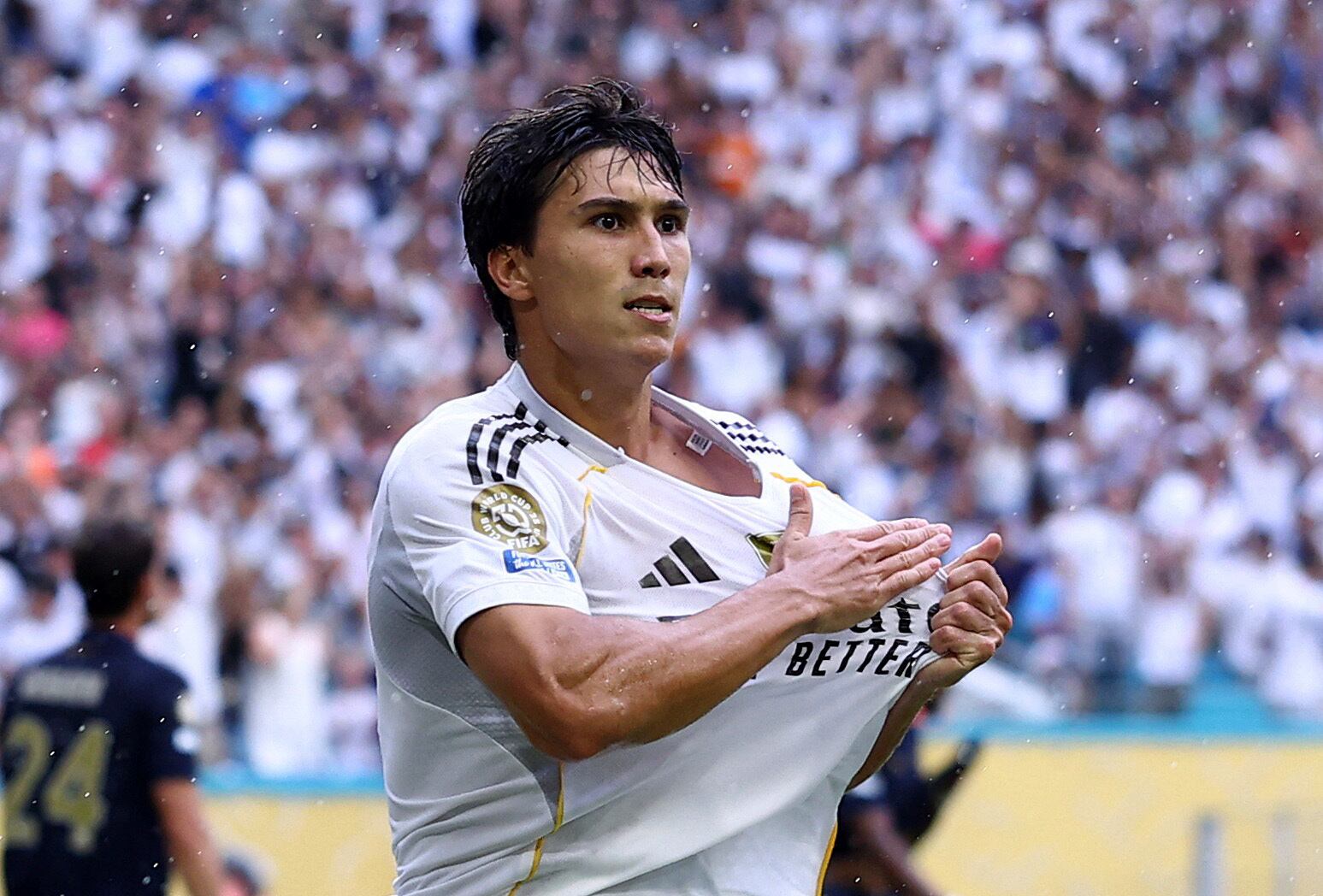 Gonzalo García celebra el gol del Real Madrid ante Juventus en el Mundial de Clubes (REUTERS/Hannah Mckay)