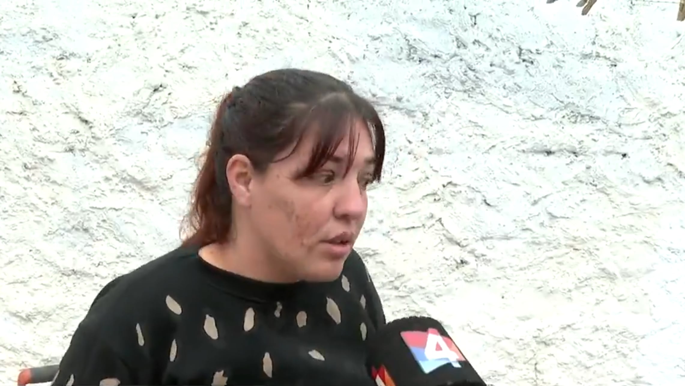 Hermana de víctima había dado testimonio hace un mes reclamando custodia (Captura Telenoche/Canal 4)