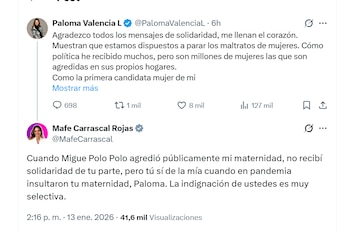 Mafe Carrascal le refrescó la