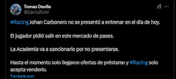 El exfutbolista de Once Caldas
