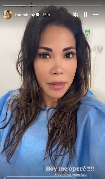 Karen Dejo anuncia operación tras