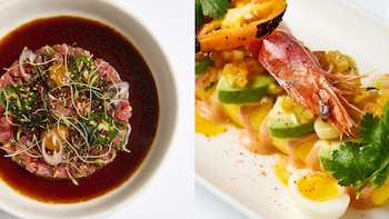 Ceviches, mariscos y fondos: el