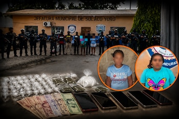 La Policía Nacional aseguró droga, dinero y celulares durante las capturas vinculadas al Cartel del Diablo. (FOTO: Infobae)