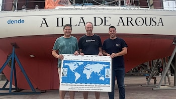 Vuelta al mundo en solitario desde Galicia: así será la aventura de ocho meses del médico australiano Matthew Wright