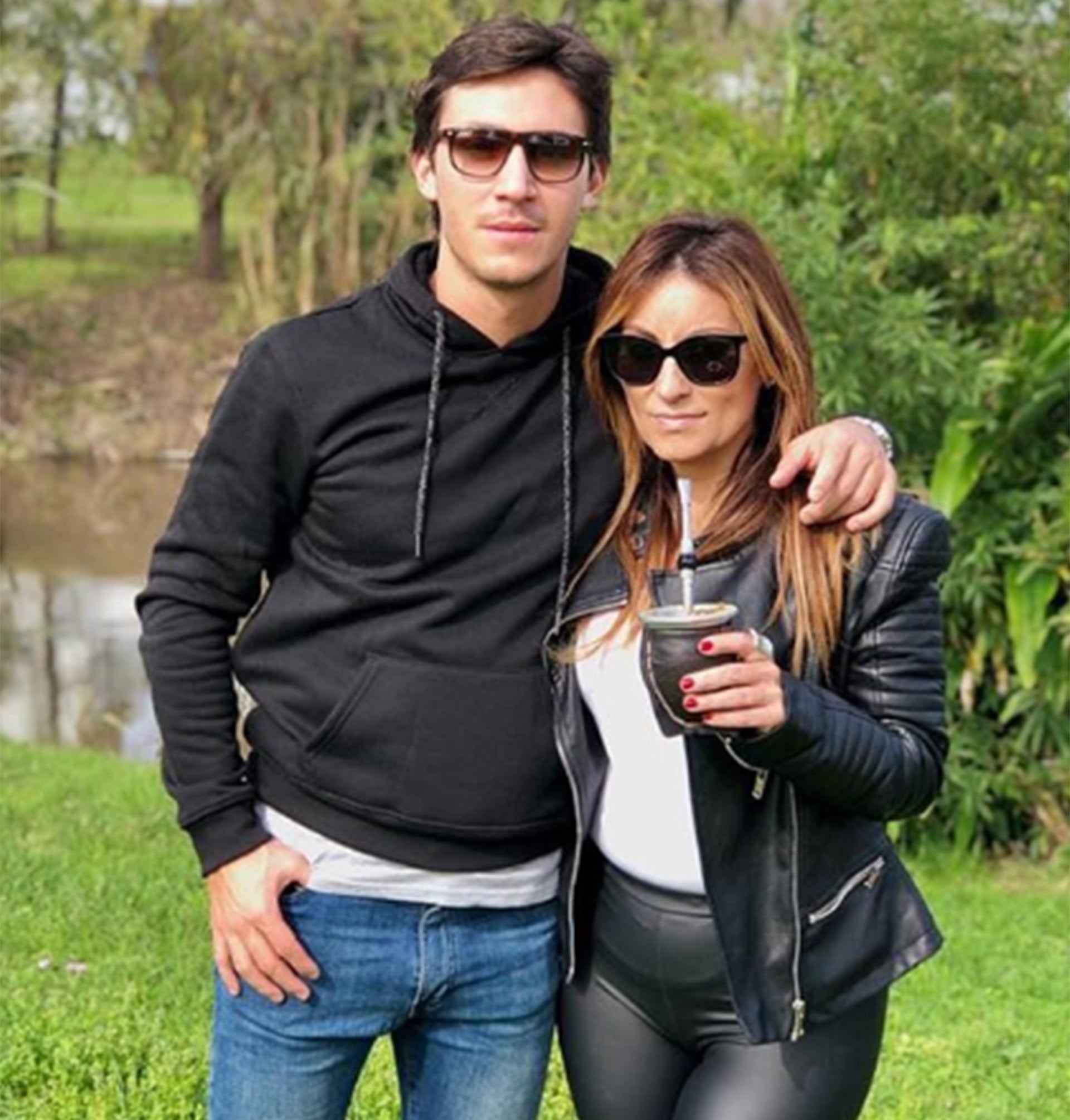 Marcela Tauro con Martín Bisio, su última pareja hasta el momento. Estuvieron juntos ocho años