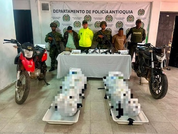 Operativo en Salgar deja dos miembros del Clan del Golfo muertos y dos capturados - crédito @mindefensa/X