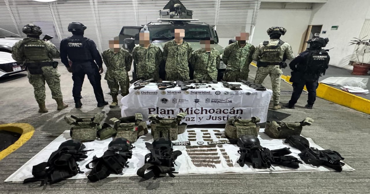 Detienen a cinco presuntos integrantes del CJNG tras ataque contra militares en Zitácuaro, Michoacán - Infobae