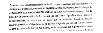 Investigación por lavado a Ana
