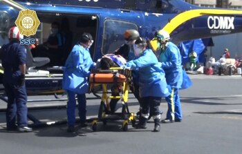 Cóndores trasladaron a adolescente por descarga eléctrica