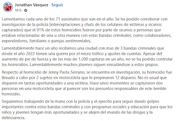 El alcalde afirmó que se