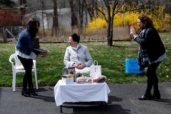 Las hermanas Sylvia y Stephanie