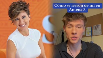 Sonsoles Ónega y Dani Morán, en montaje de Infobae. (Fotos: Atresmedia/TikTok)