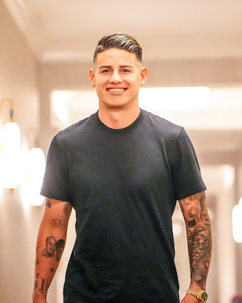 James Rodríguez llegó a la concentración con la selección Colombia, luego de su partido con Minnesota contra Seattle - crédito Selección Colombia