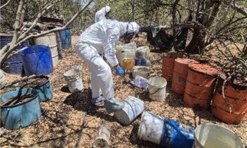 Una de las instalaciones halladas